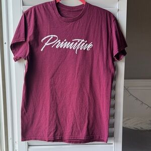 Primitive Men's Burgundy Short Sleeve Tee
